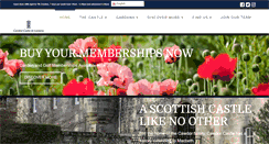 Desktop Screenshot of cawdorcastle.com